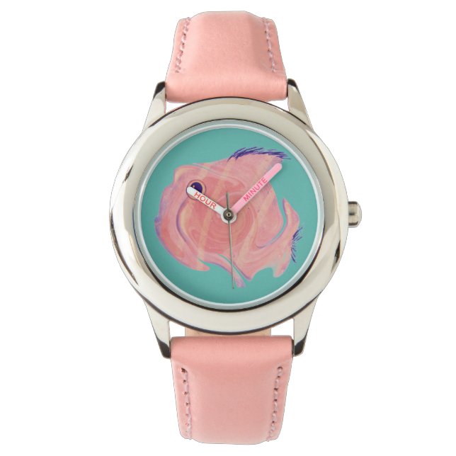 Montre Jolie surveillance du poisson pour les enfants (devant)