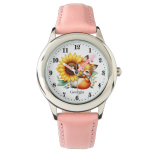 Montre Jolies filles fox amoureux ajouter nom