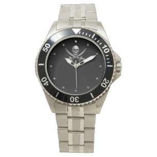 Montre Jolly roger argenté