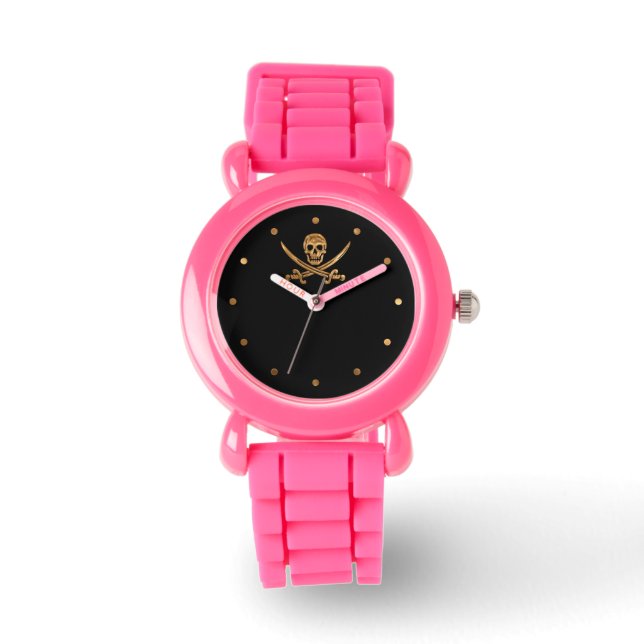 Montre Jolly roger d'or (Recto)