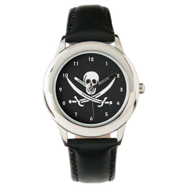 Montre Jolly roger drapeau de pirate (devant)