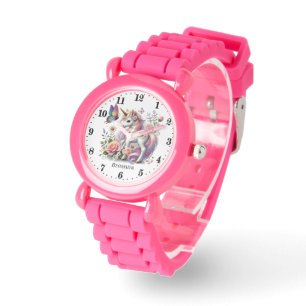 Montre Jote filles imaginaire licorne ajouter nom