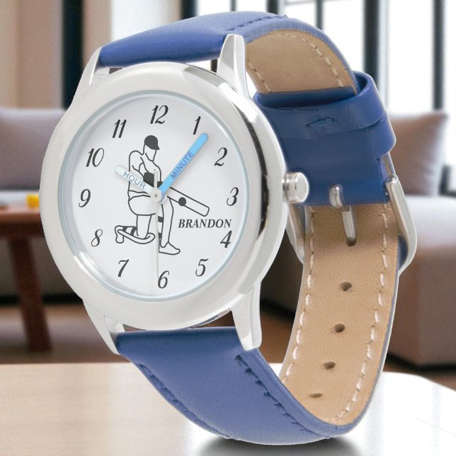 Montre Joueur de cricket Sport Athlète Bowler Jeux (Créateur téléchargé)