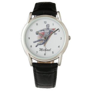 Montre Joueur de handball moderne tendance personnalisée