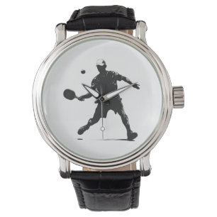 Montre Joueur de Pickleball Silhouette Sport Design