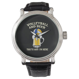 Montre Joueur de volley-ball Volleyball Et Bière