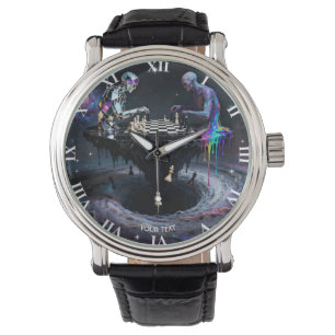 Montre Joueurs Imaginaire mignons à deux échecs