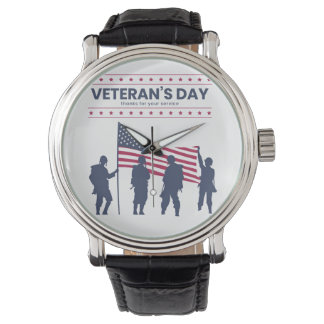Montre Jour du Souvenir des Vétérans Fête des Mères Homma