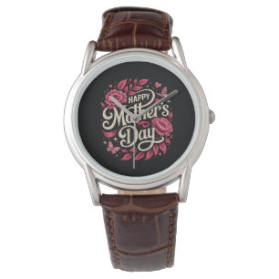 Montre Joyeuse Fête des Mères Maman Florale Mignonne