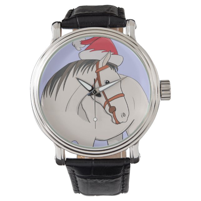 Montre Joyeux Cheval de Noël (devant)