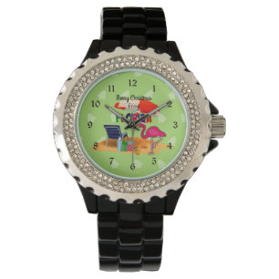 Montre Joyeux Noël de Floride, coloré