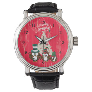 Montre Joyeux Noël de la famille Owl