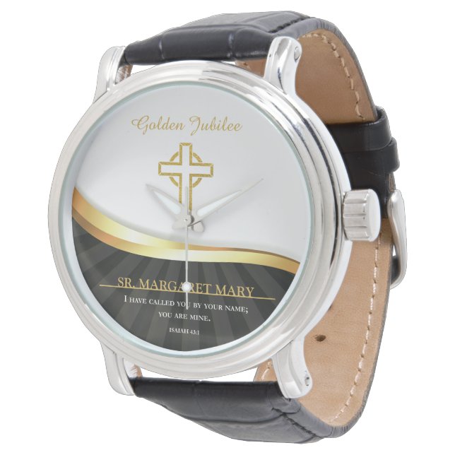 Montre Jubilé d'or de la vie religieuse, 50 ans (Incliné)