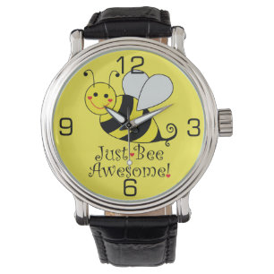 Montre Juste le jaune mignon impressionnant d'abeille