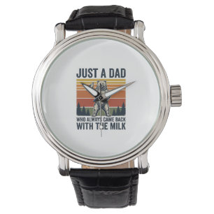 Montre Juste un papa est revenu avec le t-shirt Milk Bear