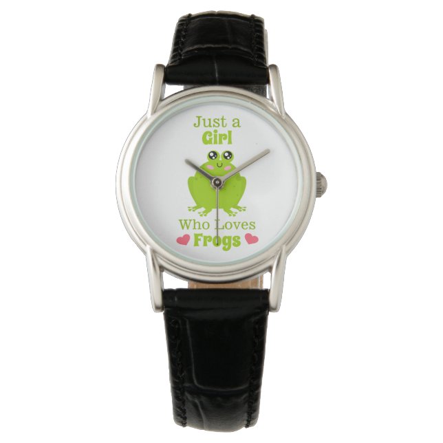 Montre Juste Une Fille Qui Aime La Grenouille Lover (devant)
