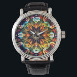 Montre Kaleidoscope Mandala Flower Design-23091<br><div class="desc">Kaleidoscope Mandala Flower Design-23091</div>