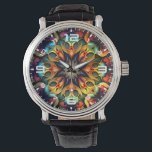 Montre Kaleidoscope Mandala Flower Design-23091<br><div class="desc">Kaleidoscope Mandala Flower Design-23091</div>