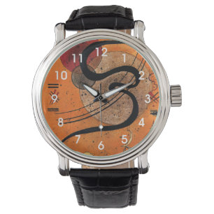 Montre Kandinsky - Ligne d'humeur, art abstrait coloré