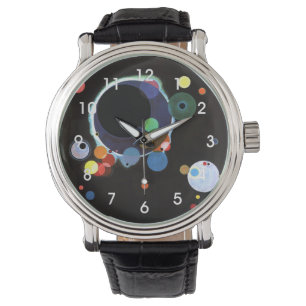 Montre Kandinsky - Plusieurs Cercles, peinture célèbre,