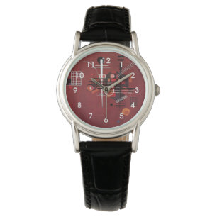 Montre Kandinsky - Rouge crâne,