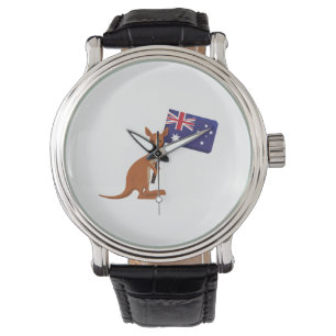 Montre kangourou drapeau australie
