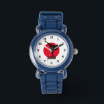 Montre Karate watch pour enfants avec nom personnalisé<br><div class="desc">Montre karaté noir pour enfants avec imprimé de nom personnalisé. Montres à poignet personnalisables pour étudiant en arts martiaux. Idée cadeau d'anniversaire mignonne pour les garçons et les filles. Design sportif avec karaté. Aussi idéal pour d'autres sports de combat comme ju jitsu, taekwondo, judo, aikido, kickboxing, jiu jitsu, muay thai...</div>