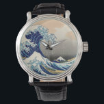 Montre KATSUSHIKA HOKUSAI - La grande vague de Kanagawa<br><div class="desc">KATSUSHIKA HOKUSAI - La grande vague de Kanagawa 1829. Boîtier couleur ; reproduction</div>