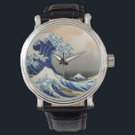 Montre KATSUSHIKA HOKUSAI - La grande vague de Kanagawa<br><div class="desc">KATSUSHIKA HOKUSAI - La grande vague de Kanagawa 1829. Boîtier couleur ; reproduction</div>