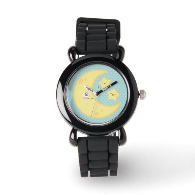 Montre Kawaii Moon et Stars Watch (Recto)
