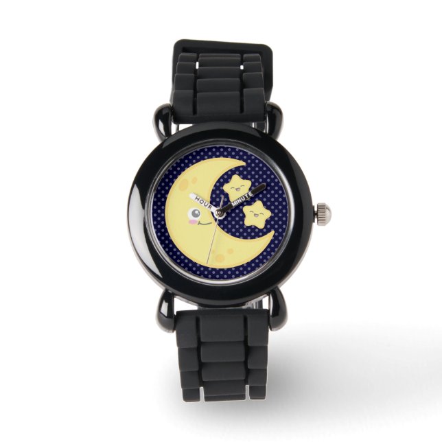Montre Kawaii Moon et Stars Watch (Recto)