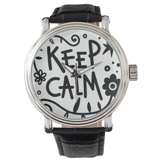 Montre Keep calm (devant)
