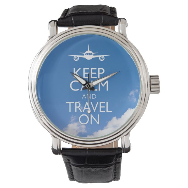 MONTRE KEEP CALM ET TRAVEL (devant)