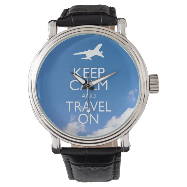 MONTRE KEEP CALM ET TRAVEL (devant)