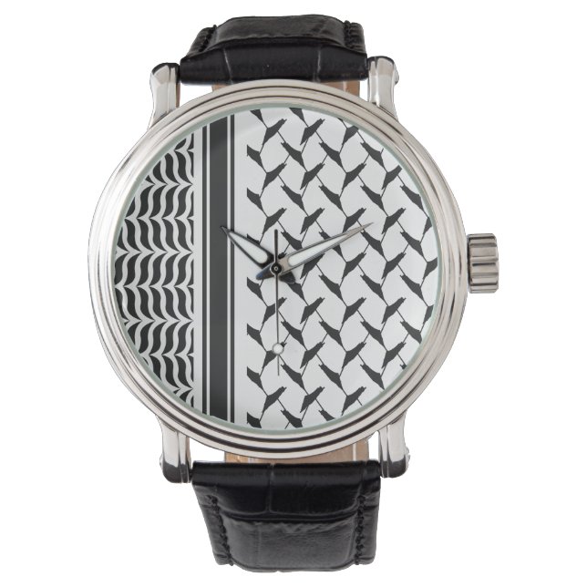 Montre Keffiyeh palestinien (devant)