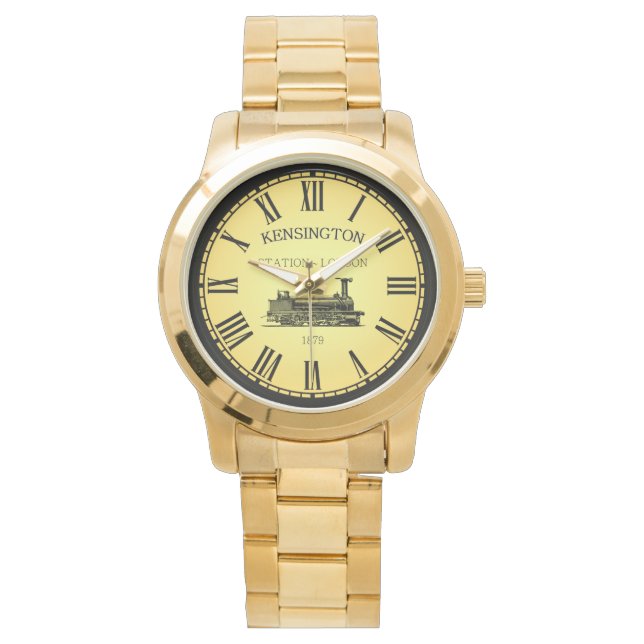 Montre Kensington Station ~ Londres Angleterre ~ 1879 ~ (devant)