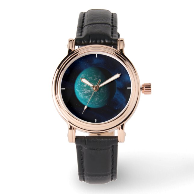 Montre Kepler 22b, Une planète extra-solaire. (Recto)