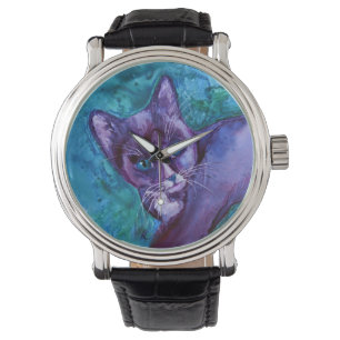 Montre Kitten "Purple Tuxedo"