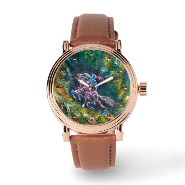 MONTRE KNIGHT LANCELOT, CHEVAL EN FORÊT VERTE (Recto)