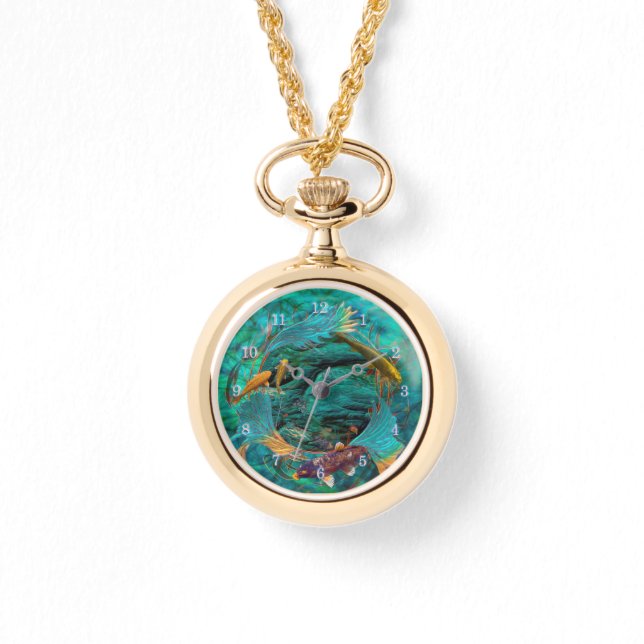 Montre Koi Fish NAGER EN PAIX (Recto)