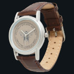 Montre KRAFT APIARY WATCH 100% PURE FAIT PAR BEE Beekeepe<br><div class="desc">Logo Kraft simulé avec abeille vintage. Idéal pour la promotion de votre nom et de vos produits de miel !</div>