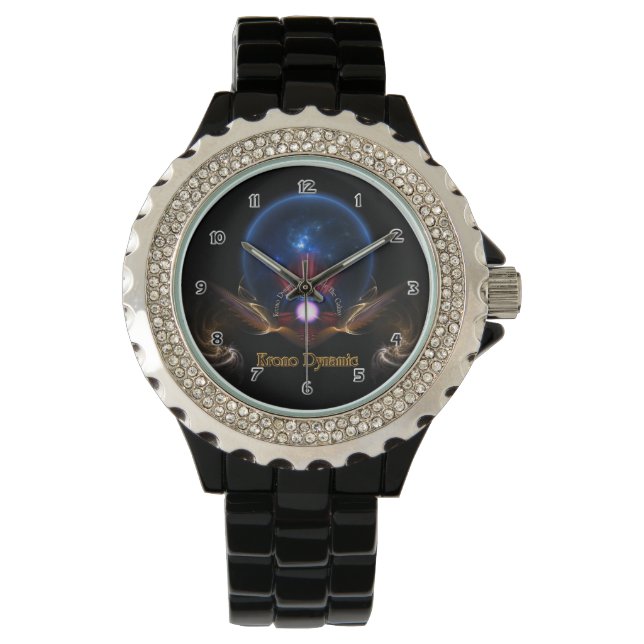 Montre Krono Dynamic Fractal Art Wrist Watch (devant)