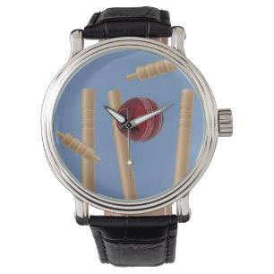 Montre La Balle De Cricket Qui Frappe Le Cricket,