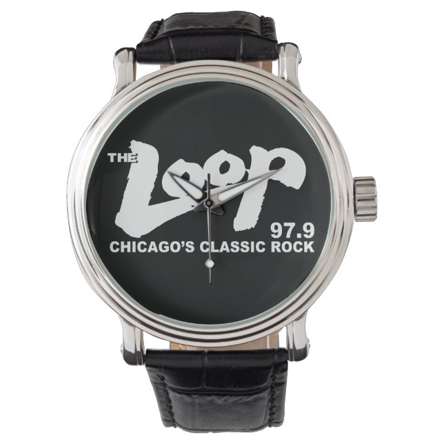Montre La boucle 97,9 FM Chicago's Classic Rock (devant)