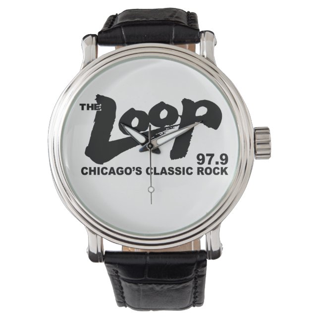 Montre La boucle 97,9 FM Chicago's Classic Rock (devant)