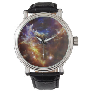 Montre La crèche stellaire de la nébuleuse de rosette