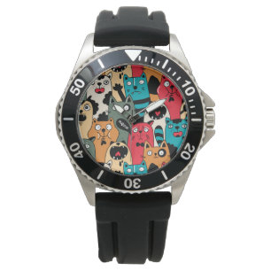 Montre La Crowd of cats