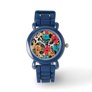 Montre La Crowd of cats