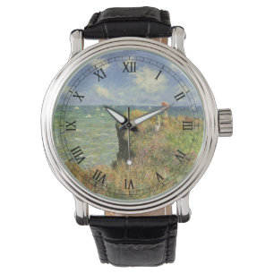 Montre La falaise à Pourville de Claude Monet