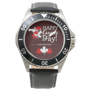 Montre La Feuille d'érable du Canada, Joyeuse fête du Can